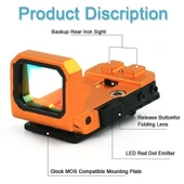 Vism Flipdot M2 Red Dot Sight Katlanabilir 22Mm Nişangâh thumbnail 4