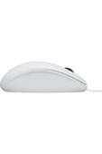LOGITECH MOUSE KABLOLU USB B100 BEYAZ 910-003360 thumbnail 2
