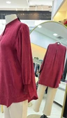 invee modal kumaş tunik 7254 bordo thumbnail 4
