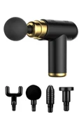 4 Başlıklı USB Şarj Olabilen Masaj Tabancası thumbnail 5