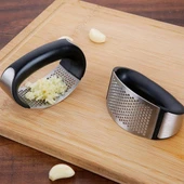Yeni Sarımsak Ezici Paslanmaz Çelik Garlic Press thumbnail 4