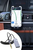 Araba için Bluetooth Aux Alıcısı Wireless Araç Kiti thumbnail 6