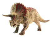 Sert Plastik Dinozor Figürü Triceratops thumbnail 6