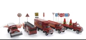 Die Cast Metal 20 Parça İtfaiye Seti - Tankerli thumbnail 2