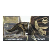 Sert Plastik Dinozor Figürü Triceratops thumbnail 2