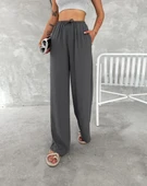 Ayrobin Oversize Kadın Pantalon - Füme thumbnail 3