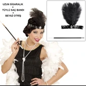 Charliston Aksesuar Seti – Gatsby Kostüm Seti thumbnail 1