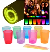 Karanlıkta Yanan Mega Glow Bardaklar 8 Adet thumbnail 1