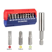 Workpro Wp221062 13 Parça Manyetik Cr-V Vidalama Bits Uç Seti thumbnail 2