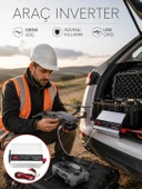 Araçtan Ev Tipi Priz 500w Kullanımı İnvertör thumbnail 1