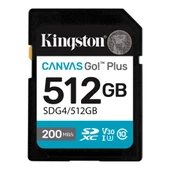 Kingston SDG4/512GB Canvas Go Plus SDXC SD Gen4 thumbnail 1