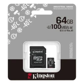 Kingston SDCIT2/64GB microSDHC Industrial C10 A1 pSLC Ca thumbnail 3