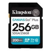 Kingston SDG4/256GB Canvas Go Plus SDXC SD Gen4 thumbnail 1