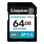 Kingston SDG4/64GB Canvas Go Plus SDXC SD Gen4 thumbnail 1