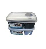 Smart 5 Parça 840 Ml 2  Bölmeli Lunch Box 5218 thumbnail 1