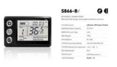 Fat Bike Ekran S866-B - 6 pin thumbnail 1