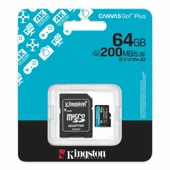 Kingston 64GB SDCG4/64GB Canvas Go Plus microSD Gen4 thumbnail 1