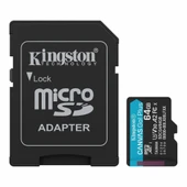 Kingston 64GB SDCG4/64GB Canvas Go Plus microSD Gen4 thumbnail 3