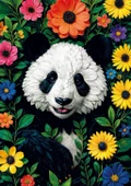 Ks Games Puzzle 500 Blossoming Panda 20088 thumbnail 2