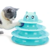 3 Katlı Kedi Oyuncağı Turntable Cat Toy thumbnail 2