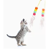Elastik Yapışkanlı Kedi Oyun Oltası thumbnail 5