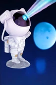 Çocuklara Özel Projeksiyon Astronot Lamba Speaker Sevimli thumbnail 5