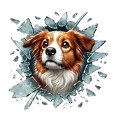 Fulcar Australian Shepherd Araç Stickerı thumbnail 1