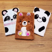 Panda Tasarımlı Peluş Defter thumbnail 1