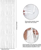 Soft Beyaz Renk Duvar ve Kapı Perdesi İthal 100x200 cm thumbnail 2