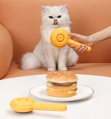 Hamburger Şekilli Otomatik Temizlenen Evcil Hayvan Tarağı thumbnail 4