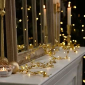3 Metre Yaldızlı Gold LED Işık thumbnail 4