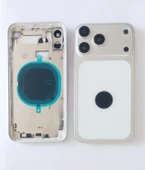 Apple İphone 11 uyumlu Kasa Gümüş thumbnail 2