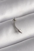 316L Çelik Gümüş Renk Çivi Model Piercing thumbnail 1