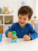 Stumble Guys  Esnek Fiğür Oyuncak Robot Guy thumbnail 5