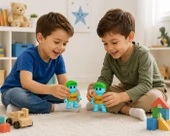 Stumble Guys  Esnek Fiğür Oyuncak Robot Guy thumbnail 3