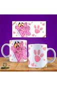 Pembe Panter Kupa Bardak | Tek Adet K0355 thumbnail 1