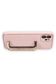 Newface Apple iPhone 12 Kılıf Coco Elit Kapak - Pembe thumbnail 3