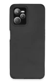 Newface Realme C35 Kılıf Loop Deri Silikon - Siyah thumbnail 1