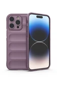 Newface Apple iPhone 14 Pro Kılıf Optimum Silikon - Mor thumbnail 1
