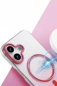 Newface Apple iPhone 16 Plus Glossy Magsafe Kapak - Mor thumbnail 2