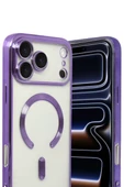 Newface Apple iPhone 17 Pro Kross Magneticsafe Kapak - Mor thumbnail 2