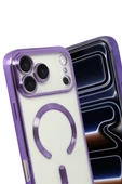Newface Apple iPhone 17 Pro Kross Magneticsafe Kapak - Mor thumbnail 3