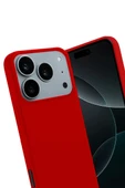 Newface Apple iPhone 17 Pro First Silikon - Kırmızı thumbnail 3