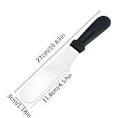Paslanmaz Çelik L Tipi Pastacı Spatulası thumbnail 1