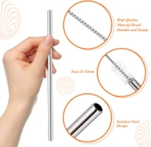 3 Parça Paslanmaz Çelik Pipet Seti thumbnail 3