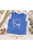 Erkek Bebek Mama's Boy Atlet Şort Takımı thumbnail 3