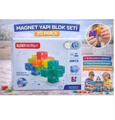 SH59837 MAGNET KÜP YAPI BLOK SETİ 20 PARÇA thumbnail 1