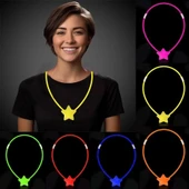 Glow Stick Yıldız Kolye thumbnail 1