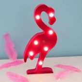 Led Işıklı Flamingo Gece Lambası thumbnail 1