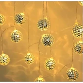 2m 10 Led Pilli Disko Toplu Işık thumbnail 3